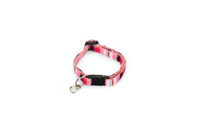 Beeztees Yavru Kedi Boyun Tasması, Zilli, Pembe, 16-32cm - 1