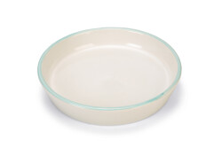 Beeztees Yavru Kedi Mama Su Kabı, Seramik, Gri Mint, 17,5cmx3,5cm - Beeztees