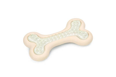 Beeztees Yavru Köpek Diş Oyuncağı, İçi Dolu Halka, Kauçuk, Pembe, 10cm - 1