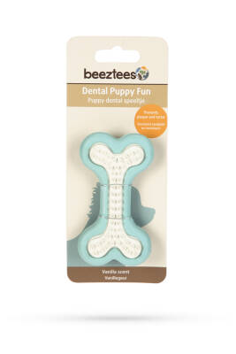 Beeztees Yavru Köpek Diş Oyuncağı, İçi Dolu Halka, Kauçuk, Yeşil, 10cm - 5