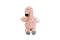 Beeztees Yavru Köpek Oyuncağı, Kalp Atışlı, Flamingo, Peluş, Pembe, 30x21x5cm - 1