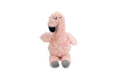 Beeztees Yavru Köpek Oyuncağı, Kalp Atışlı, Flamingo, Peluş, Pembe, 30x21x5cm - 1