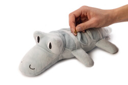 Beeztees Yavru Köpek Oyuncağı, Krokodil, Peluş, Yeşil, 32x18x8cm - 2