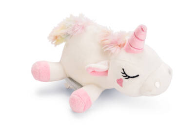 Beeztees Yavru Köpek Oyuncağı, Unicorn, Peluş, Beyaz, 18x15x11,5cm - 1