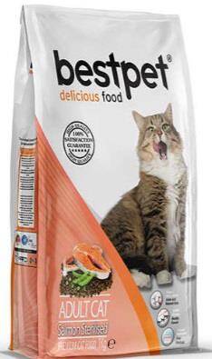 Bestpet Somonlu Kısırlaştırılmış Yetişkin Kedi Maması 15 kg - 1