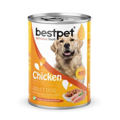 Bestpet Tavuklu Yetişkin Köpek Konservesi Gravy 400 gr - 1
