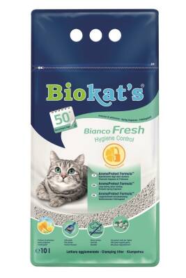 Biokat's Bianco Fresh Topaklanan Kedi Kumu 10 lt - 1