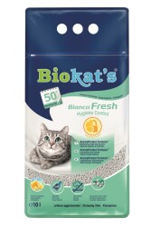 Biokat's Bianco Fresh Topaklanan Kedi Kumu 10 lt - Biokat's