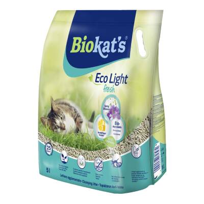 Biokat's Eco Light Fresh Spring Blossom Pelet Kedi Kumu 5 lt - 1