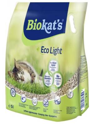 Biokats Eko Light Pelet Kedi Kumu 5 lt - 1