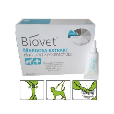 Bioline Biovet Bitkisel Küçük Irk Köpek Deri Damlası 4'lü - 1