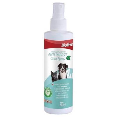 Bioline Kedi ve Köpek Parazit Uzaklaştırıcı Bitkisel Sprey 175 Ml - 1