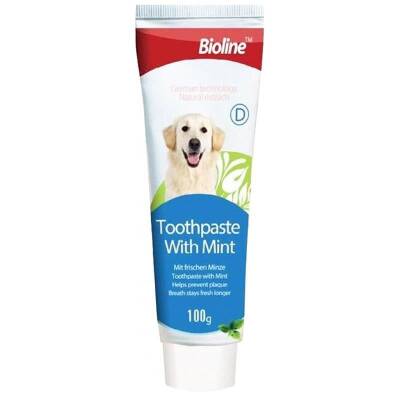 Bioline Nane Aromalı Köpek Diş Macunu 100 Gr - 1