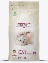 BonaCibo Adult Cat Tavuklu (Hamsi ve Pirinç Eşliğinde) Yetişkin Kedi Maması 15 kg - 1
