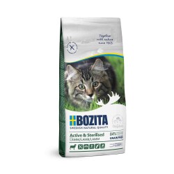 Bozita Active Kuzu Etli Kısırlaştırılmış Tahılsız Yetişkin Kedi Maması 2 kg - Bozita