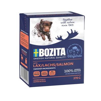 Bozita Somonlu Yetişkin Köpek Konserve Maması 370 gr - 1