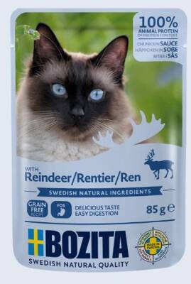 Bozita Tahılsız Geyikli Yetişkin Kedi Konserve Maması 85 gr - 1