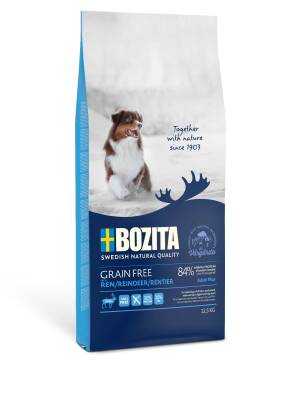 Bozita Tahılsız Ren Geyiği Etli Köpek Maması 12,5 kg - 1