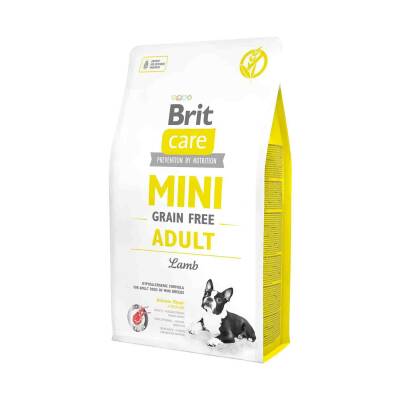 Brit Care Mini Tahılsız Kuzu Etli Küçük Irk Yetişkin Köpek Maması 2 kg - 1