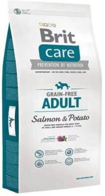 Brit Care Skin Coat Adult Tahılsız Somonlu Orta Irk Yetişkin Köpek Maması 3 kg - 1