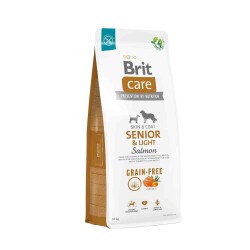 Brit Care Tahılsız Somonlu Hassas Deri Yapısına Sahip Yaşlı Köpek Maması 12 kg - Brit Care