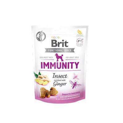 Brit Immunity Zencefilli ve Larva Proteinli Bağışıklık Destekleyici Köpek Ödülü 150 gr - 1