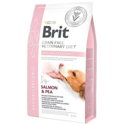 Brit Veterinary Diet Hypo-Allergenic Cilt Sağlığı Destekleyici Tahılsız Köpek Maması 2 kg - 1