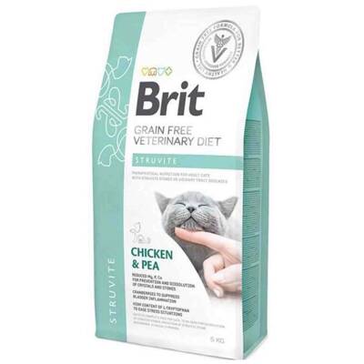 Brit Veterinary Diet Struvite İdrar Yolu Sağlığı Destekleyici Tahılsız Kedi Maması 5 kg - 1