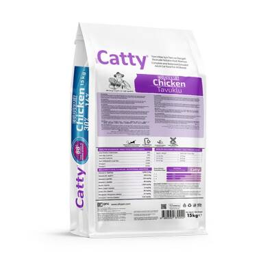 Catty Colourmix Tavuklu Renkli Taneli Yetişkin Kedi Maması 15+1 Kg - 2
