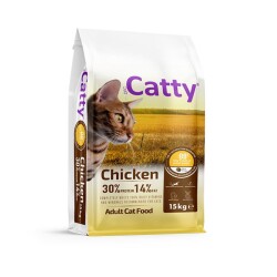 Catty Tavuklu Yetişkin Kedi Maması 15 Kg - Catty