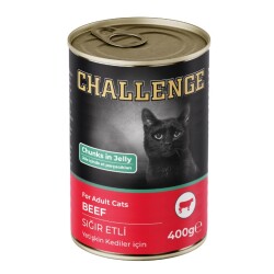 Challenge Sığır Etli Yetişkin Kedi Konservesi 400 Gr - Challenge