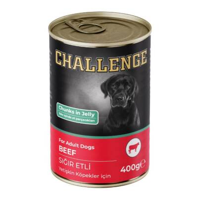 Challenge Sığır Etli Yetişkin Köpek Konservesi 400 Gr - 1