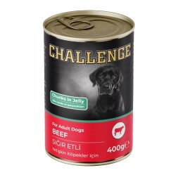 Challenge Sığır Etli Yetişkin Köpek Konservesi 400 Gr - Challenge