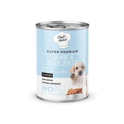 Chef's Choice Kuzulu Pirinçli Ezme Yavru Köpek Konservesi 400 gr - 1