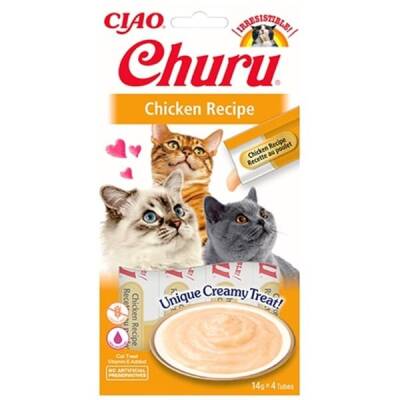 Ciao Churu Cream Tavuklu Kedi Ödül Kreması 4*14 Gr - 1