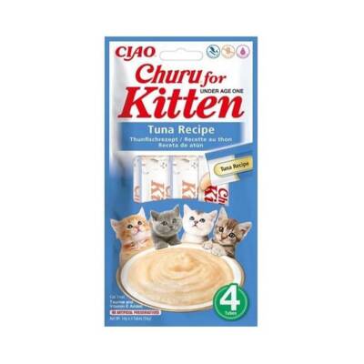 Ciao Churu Yavru Kediler için Tuna Balıklı Krema Ödül Maması 4*14 Gr - 1