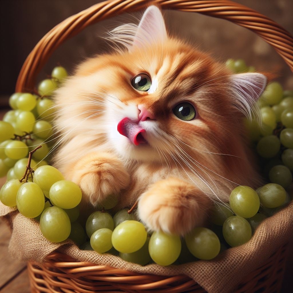 kediler için zararlı 5 yiyecek üzüm