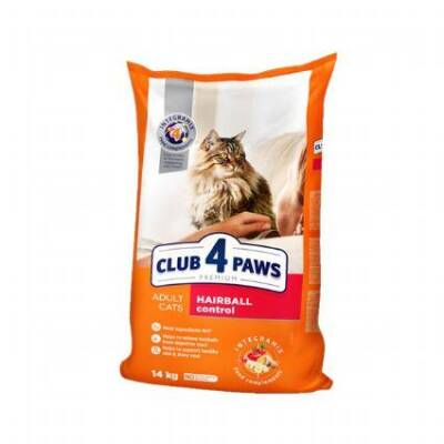 Club 4 Paws Premium Hairball Control Tavuklu Yetişkin Kedi Maması 14 kg - 1