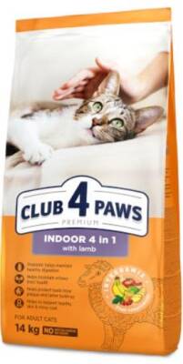 Club 4 Paws Premium Indoor 4in1 Kuzulu Kedi Maması 2 kg - 1
