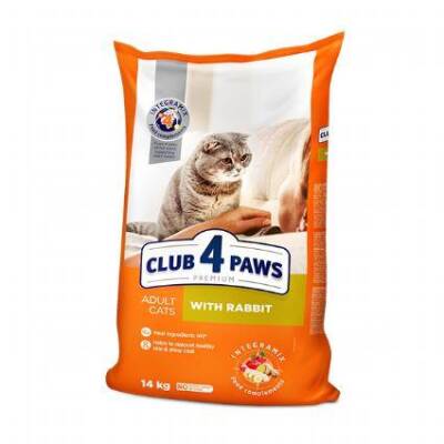 Club 4 Paws Premium Tavşanlı Yetişkin Kedi Maması 14 kg - 1