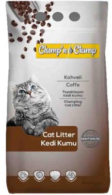 Clump'n & Clump Topaklanan Kahveli Kedi Kumu 10 lt - 1