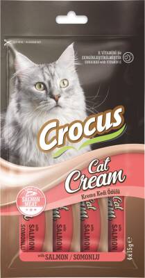 Crocus Somonlu Krema Kedi Ödülü 4 X 15 gr - 1