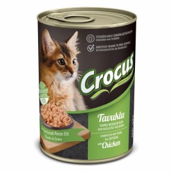 Crocus Yavru Kedi Tavuklu Yaş Mama 400 gr - Crocus