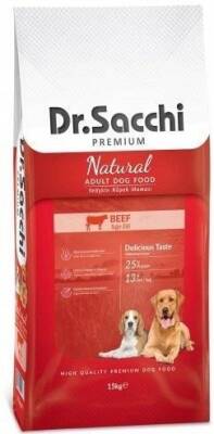 Dr. Sacchi Premium Natural Beef Yetişkin Köpek Maması 15 kg - 1