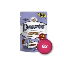 Dreamies İçi Dolgulu Ördekli Kıtır Kedi Ödülü 60 gr X 6 Adet - Dreamies