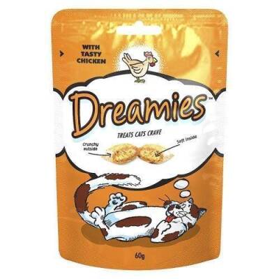 Dreamies İçi Dolgulu Tavuklu Kıtır Kedi Ödülü 60 gr - 1