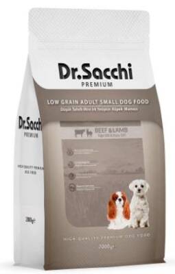 Dr.Sacchi Premium Düşük Tahıllı Mini Irk Yetişkin Köpek Maması 2 kg - 1
