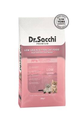 Dr.Sacchi Premium Düşük Tahıllı Yavru Kedi Maması 10 kg - 1