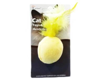 Eastland Kedi Otlu Tüylü Top 4,5 cm Karş. Renkli - 1