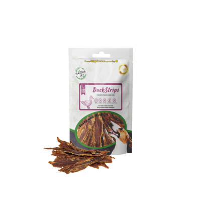 Eco Natura Pet Duck Strips Yumuşak Ördek Eti Dilim Köpek Ödülü 80 gr - 1